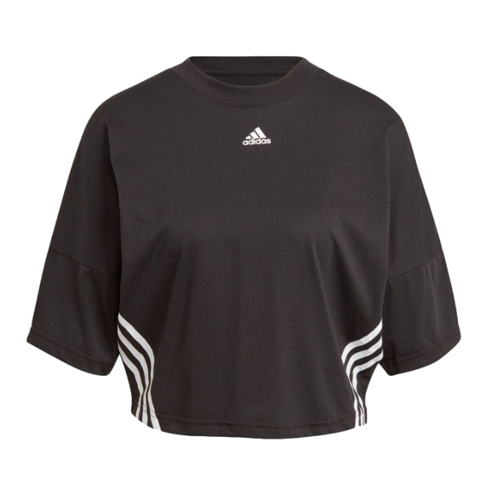 adidas 运动休闲训练圆领短袖T恤 男女同款 H23455