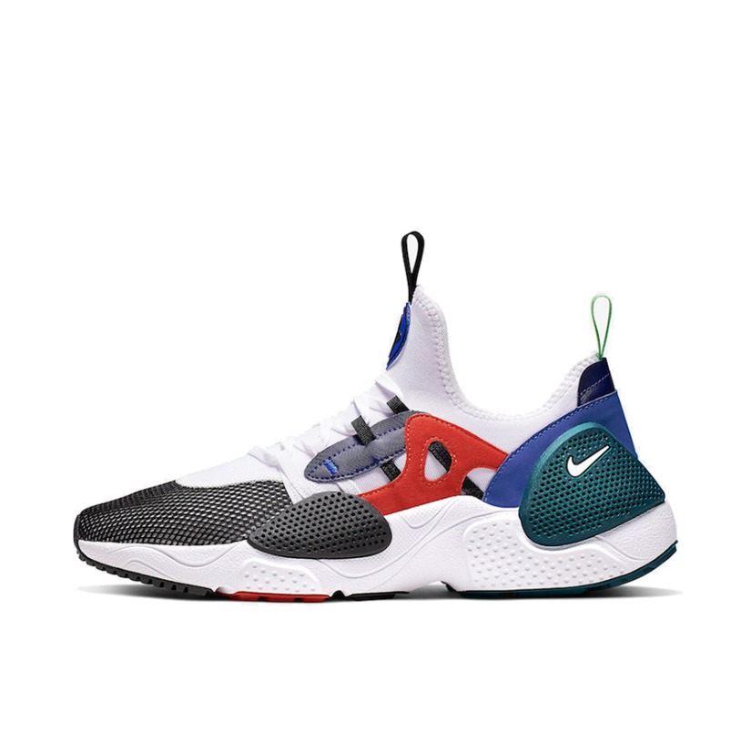 推荐商品：Nike Huarache E.D.G.E. TXT 运动休闲鞋 耐磨防滑舒适轻便网布透气时尚 White/Black/MediumBlue 白黑红蓝