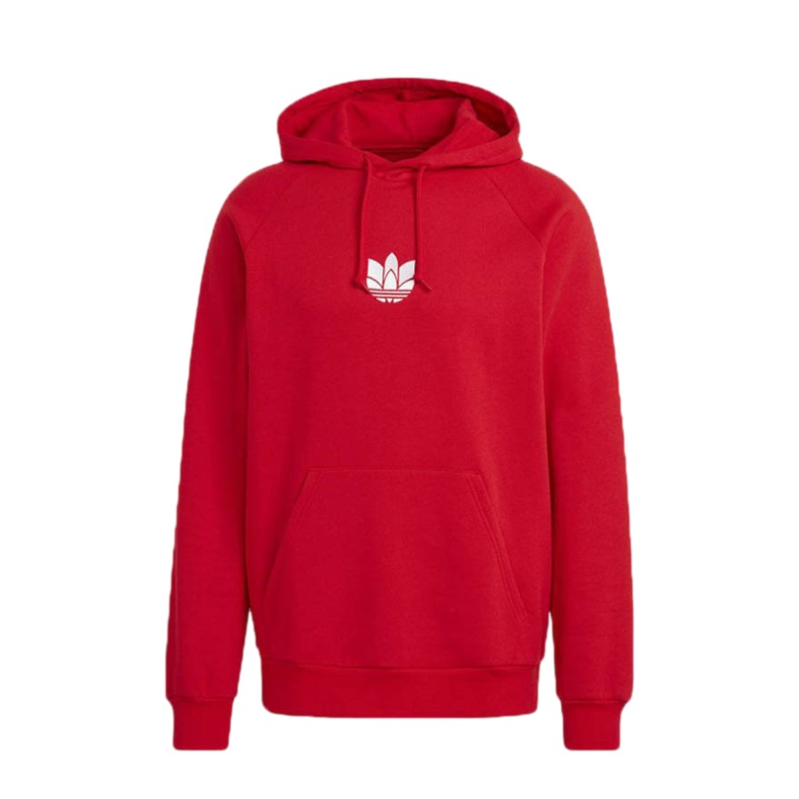 adidas Originals TREFOIL GRAPHIC 新年款立体印花加绒保暖连帽卫衣 GN3553 GN3555
