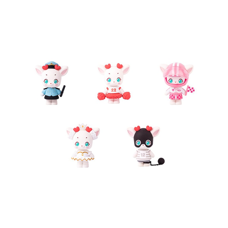 52TOYS 小鹿杏仁儿奇妙职业迷你公仔盲盒