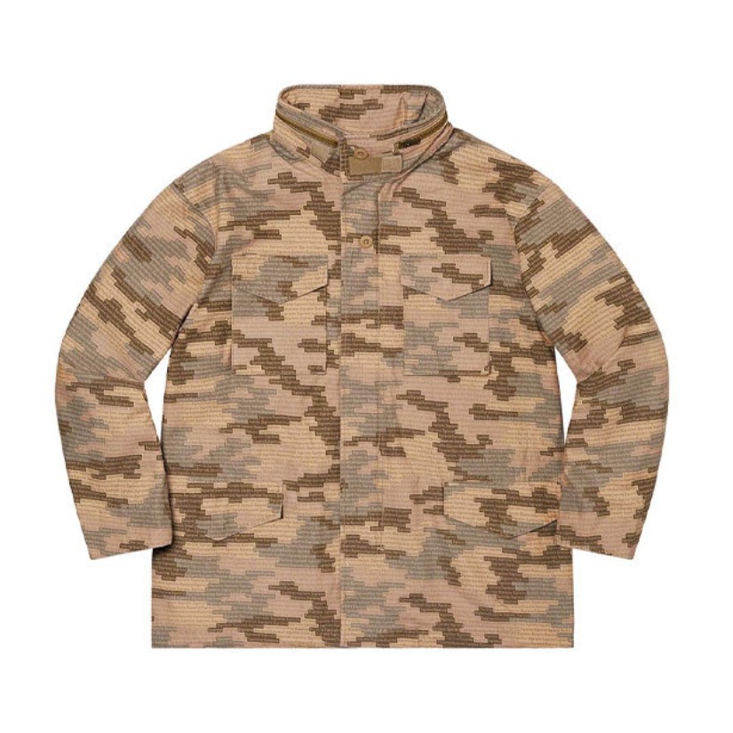 Supreme Week 3 Logo Camo 男女同款 M-65 Jacket 徽標迷彩M-65連帽夾克