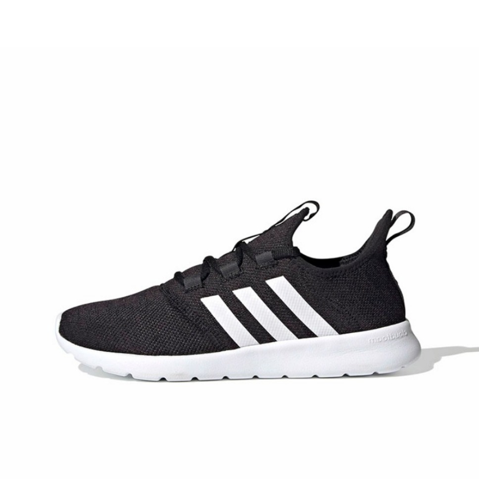 推荐商品：adidas Cloudfoam Pure 2.0 运动休闲鞋 防滑耐磨减震回弹网面透气舒适轻便百搭潮流 熊猫/黑色/白色