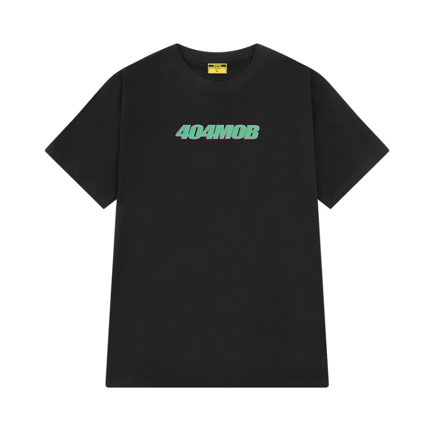 404MOB 彩色logo字母印花短袖T恤 男女同款 TTDX00412SX