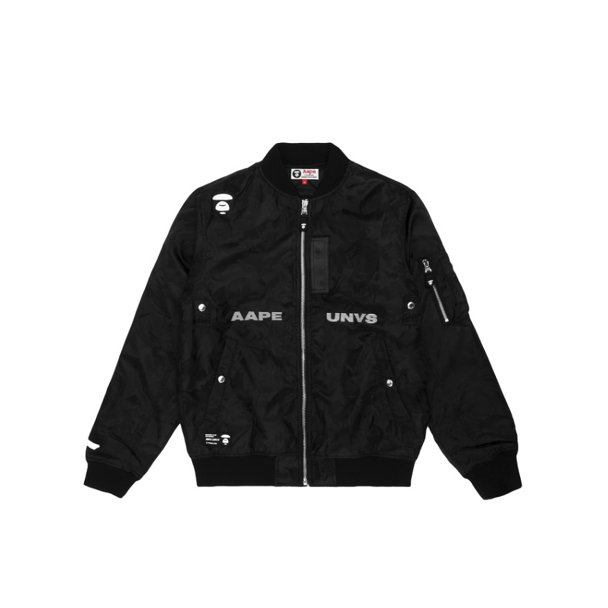 Aape 猿颜字母印花夹克 男女同款 7313