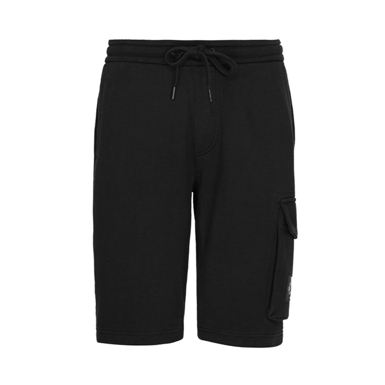 Calvin Klein 纯棉系带织布标抽绳腰休闲短裤 男女同款 98307