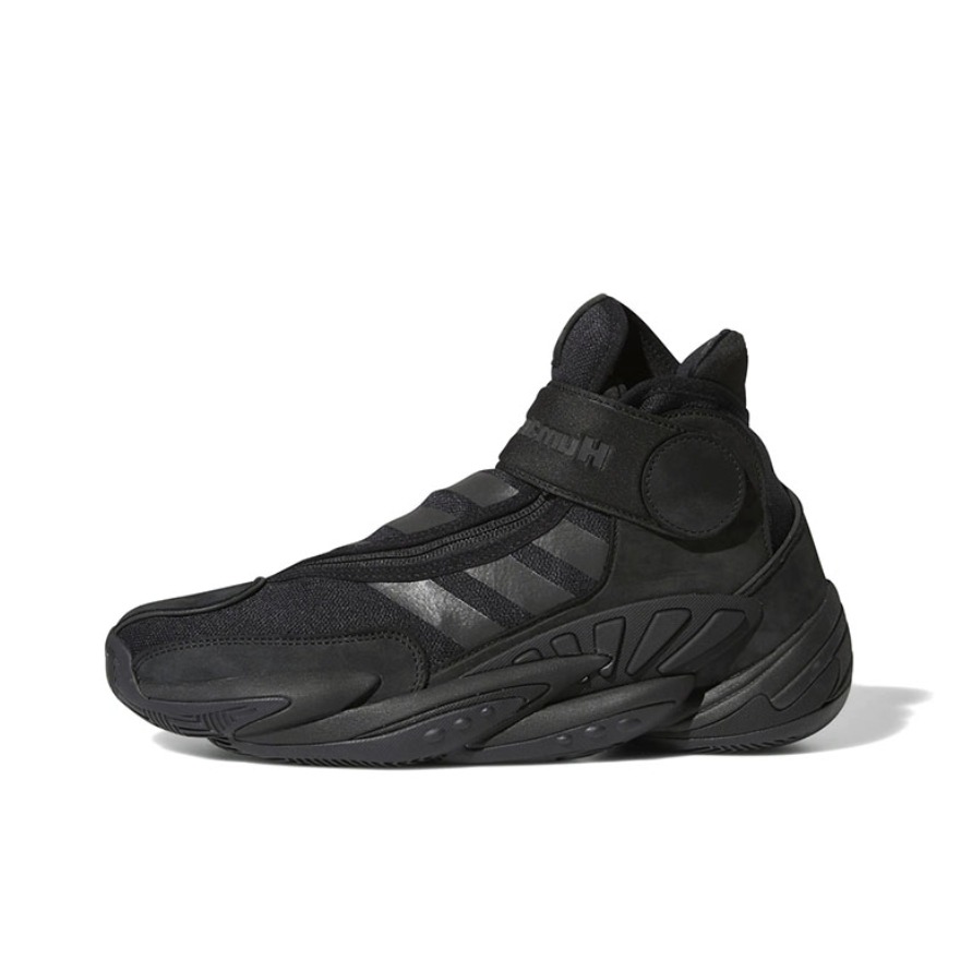 推荐商品：adidas 0 to 60 STMT 篮球鞋 减震回弹防滑耐磨支撑包裹性织物 Triple Black Pharrell Williams联名/黑色