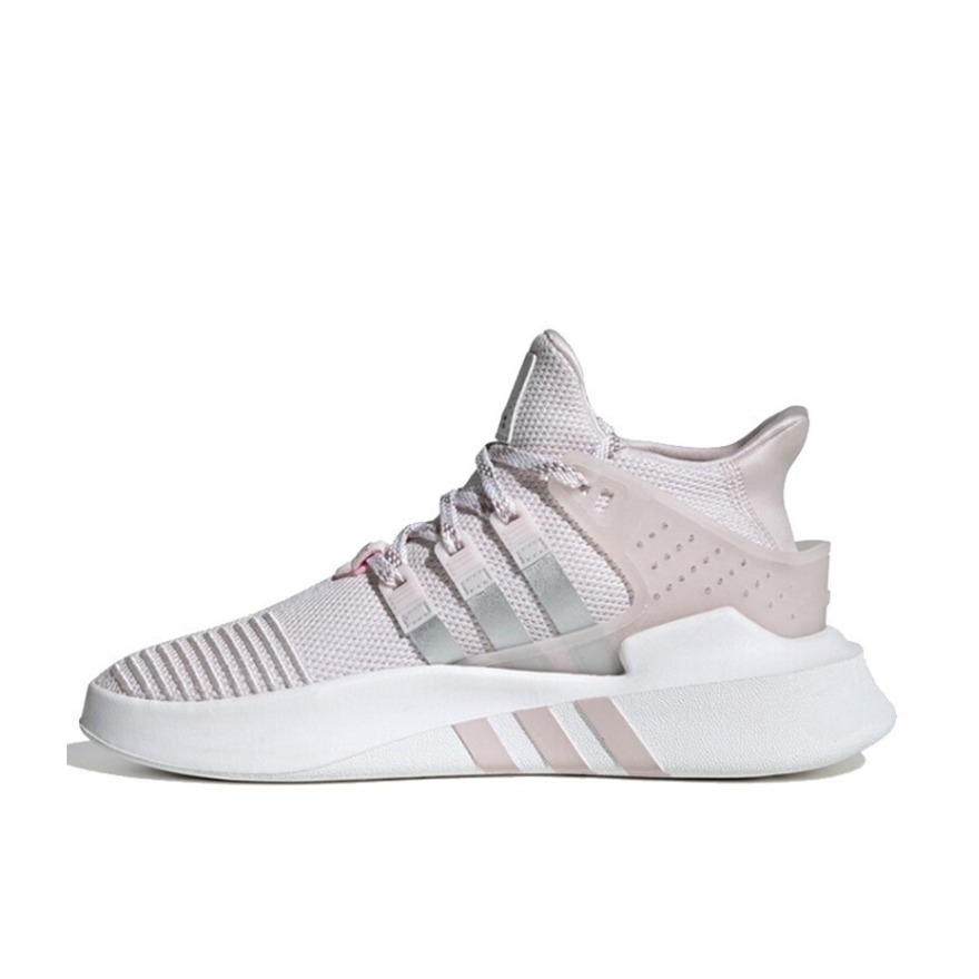 推荐商品：adidas Originals EQT BASK ADV V2 运动休闲鞋 防滑耐磨轻便透气舒适复古 粉色/银色