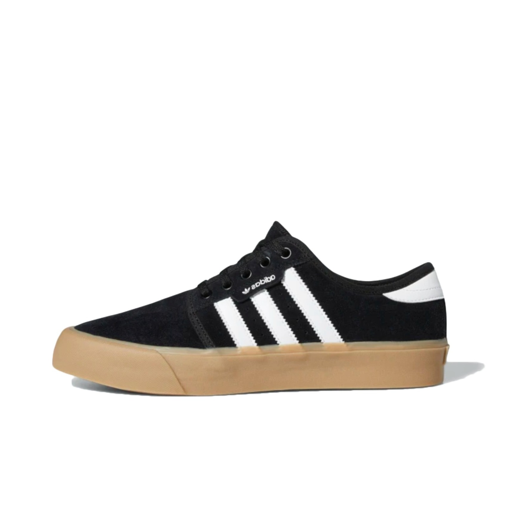推荐商品：adidas Originals Seeley 防滑耐磨 经典 复古 轻便透气 板鞋 男款/生胶/黑色/白色