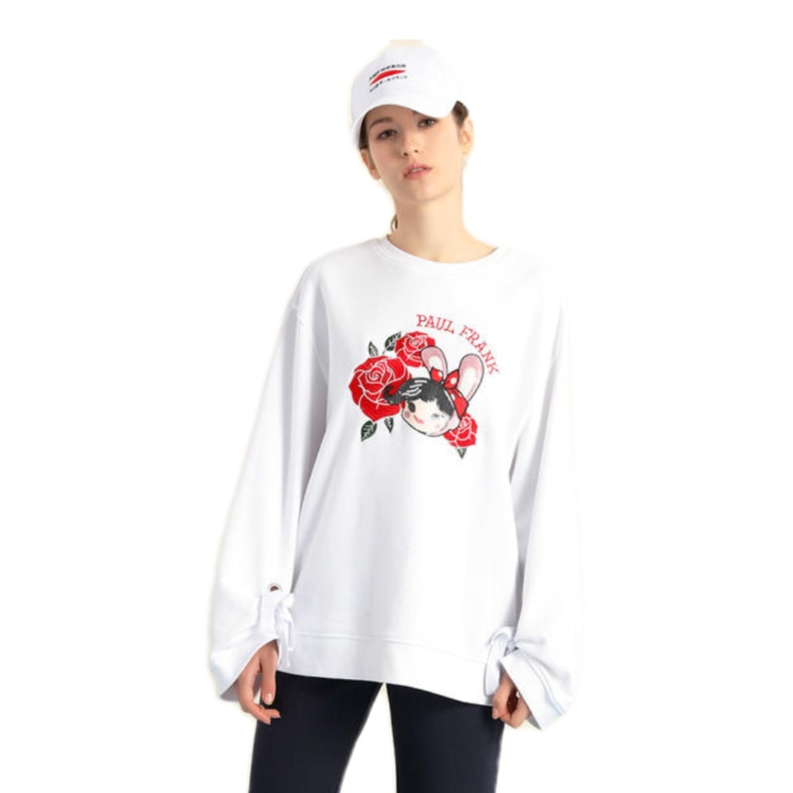 Paul Frank 女装 圆领套头印花卫衣 PFATT181603W207