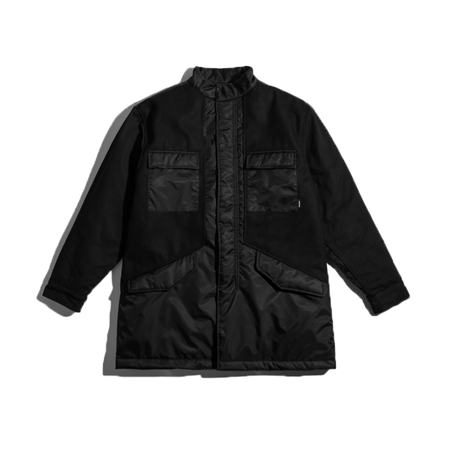 PHANTACi Collarless Splice Coat无领拼接棉服 男女同款 PH18AW-JK09