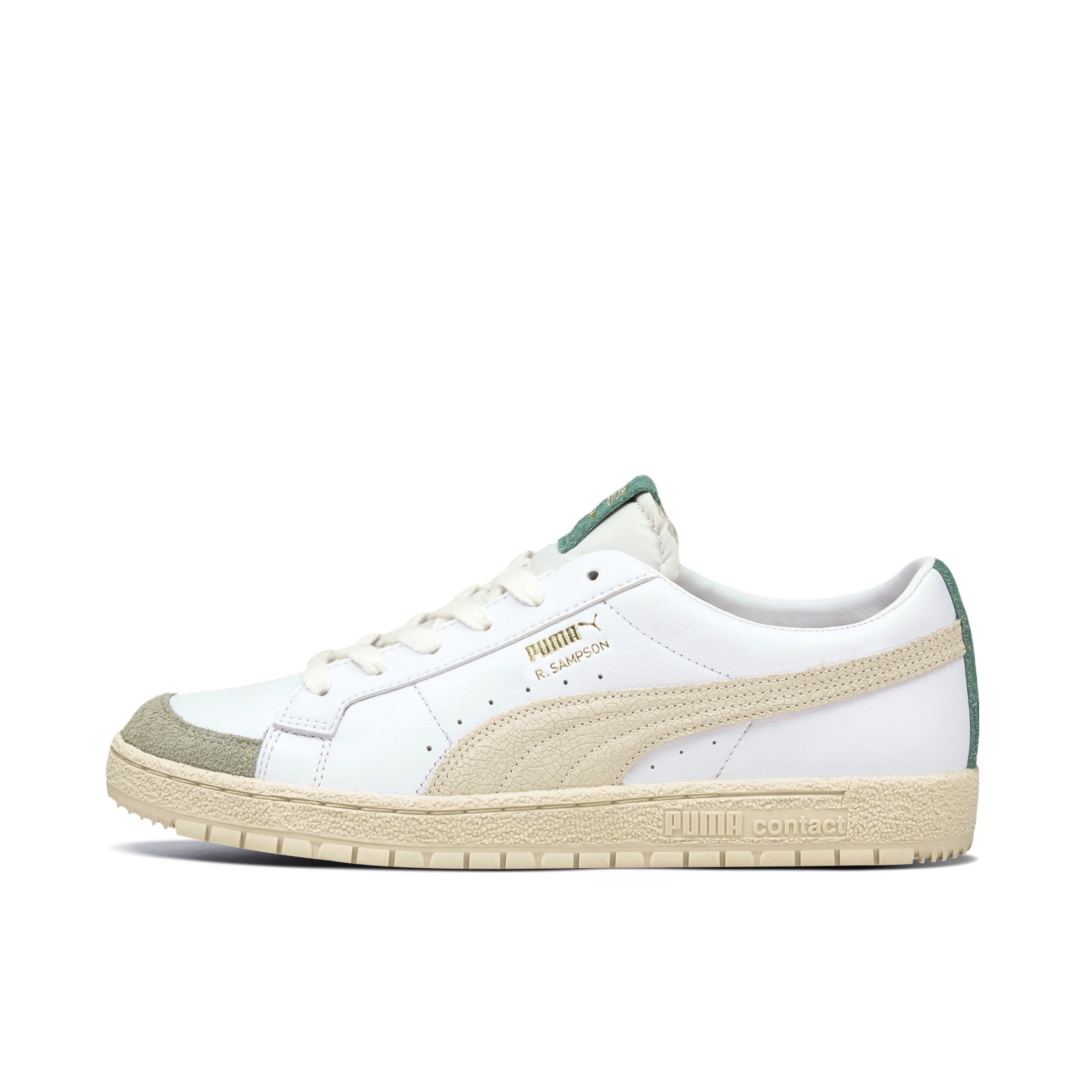 推荐商品：Puma/彪马 Ralph Sampson 板鞋 经典复古防滑耐磨减震透气防水垫 白色/米色