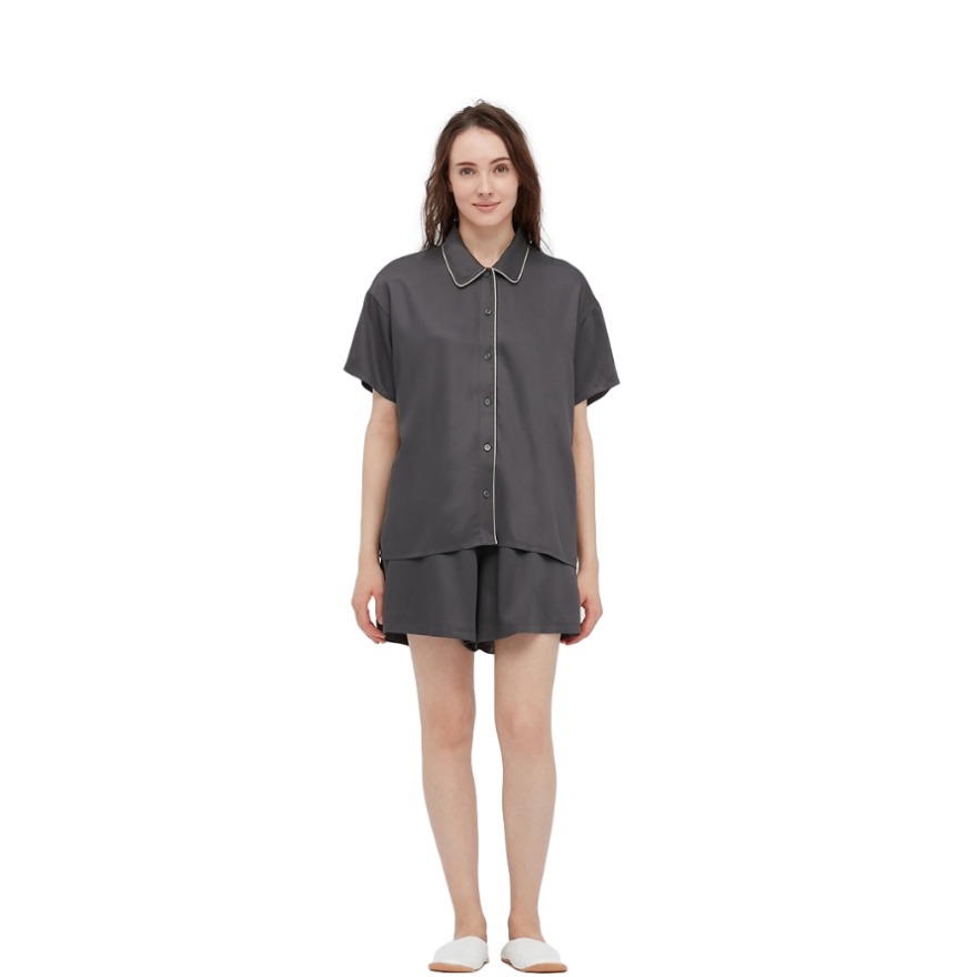 优衣库 缎纹花式睡衣 女装 440027