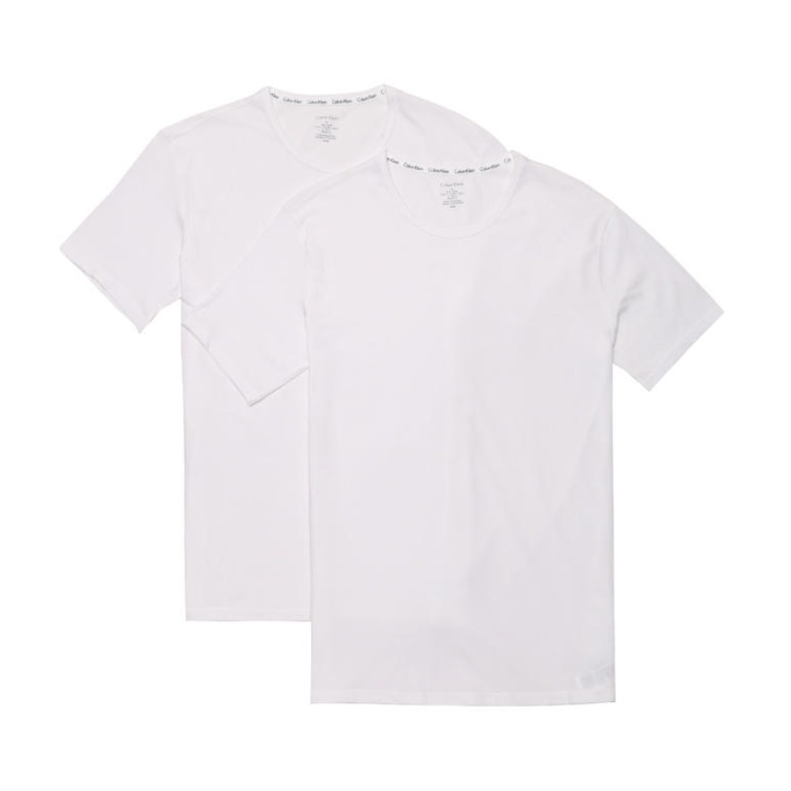 Calvin Klein 打底圆领套头短袖T恤 男女同款 000NB1088A100