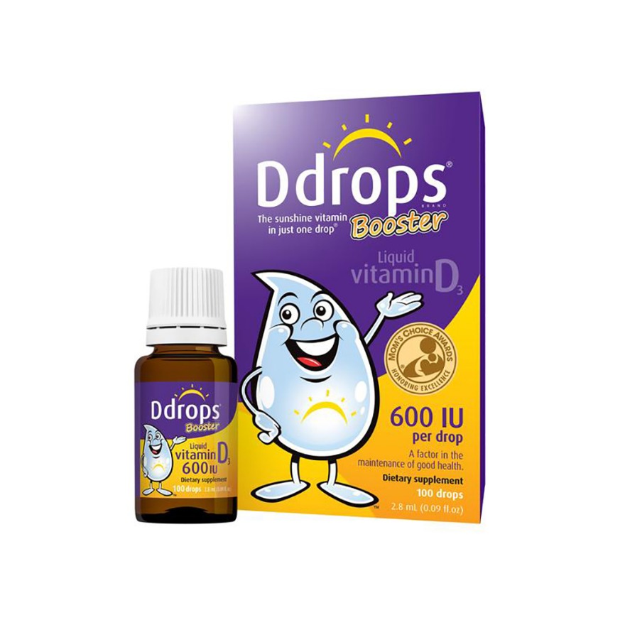 推荐商品：Baby Ddrops 进口宝宝维生素D3钙吸收滴剂600IU钙镁锌液体钙 小滴瓶补钙1岁以上婴幼儿促钙吸收