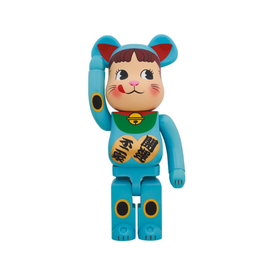 Bearbrick/积木熊 夜光不二家牛奶妹积木熊公仔 潮流玩具