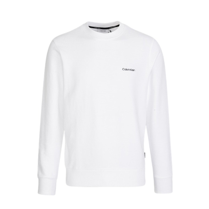 Calvin Klein 纯色logo休闲套头卫衣 男女同款 98734
