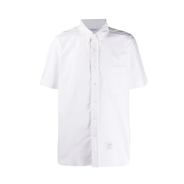 THOM BROWNE 牛津短袖衬衫