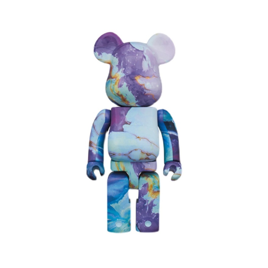 Bearbrick/积木熊 大理石marble pattern积木熊公仔 潮流公仔