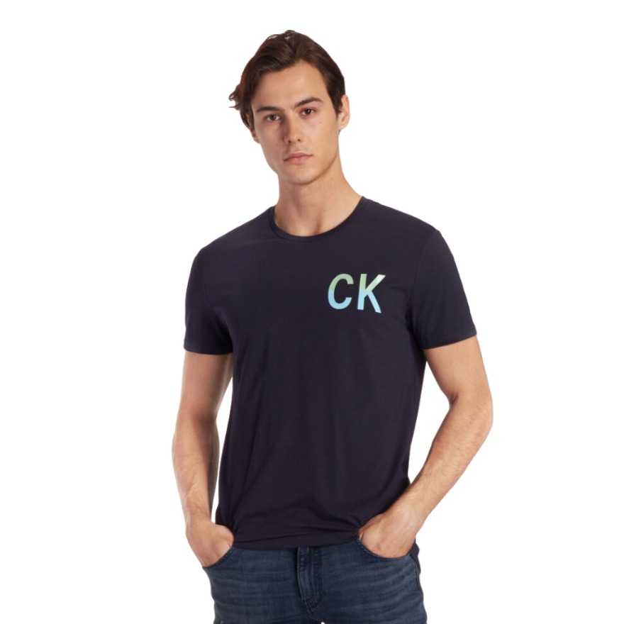 Calvin Klein 时尚圆领短袖T恤 J312680