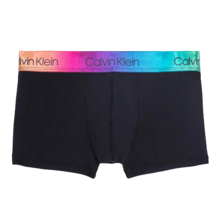 Calvin Klein 彩虹边速干平角贴身腰边渐变内裤 NB2709