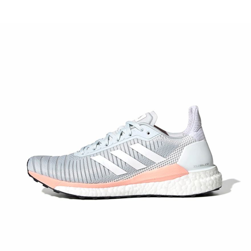 推荐商品：adidas SolarGlide 19 跑鞋 浅蓝/云白/粉红