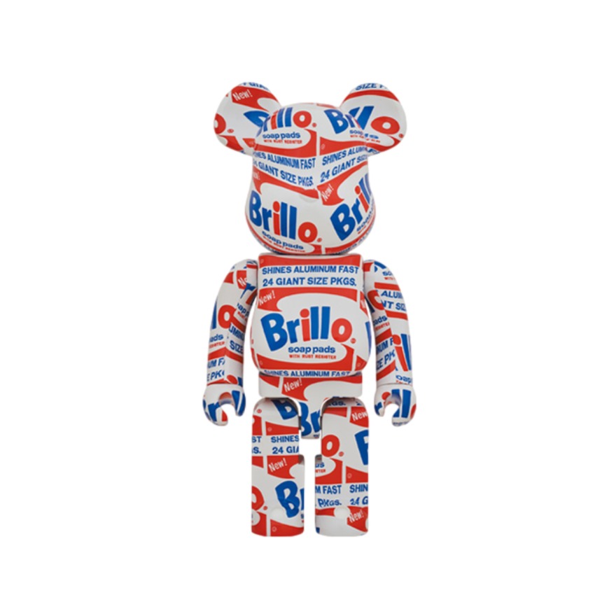 Bearbrick/积木熊 Andy Warhol安迪沃霍尔Brillo积木熊公仔 潮流公仔