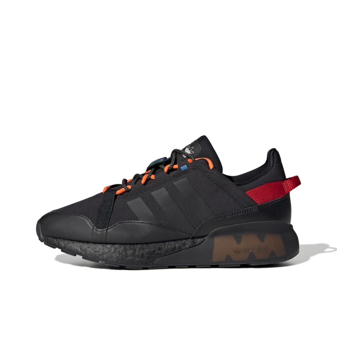 推荐商品：adidas Originals ZX 2K Boost 缓震轻便 透气 织物 跑鞋 黑色/红色