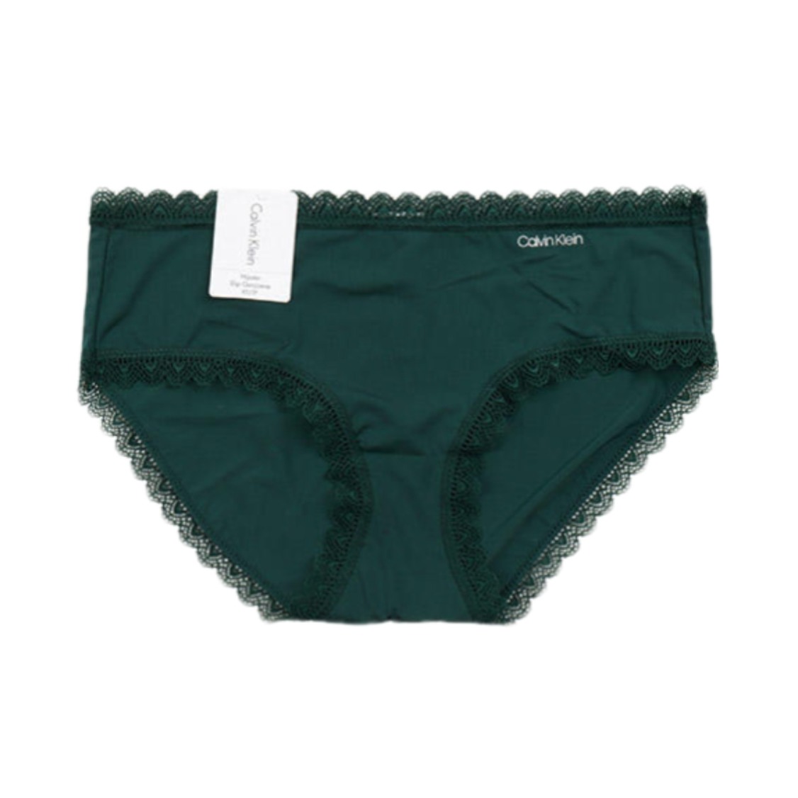 Calvin Klein 中腰蕾丝包边三角内裤 QD3707