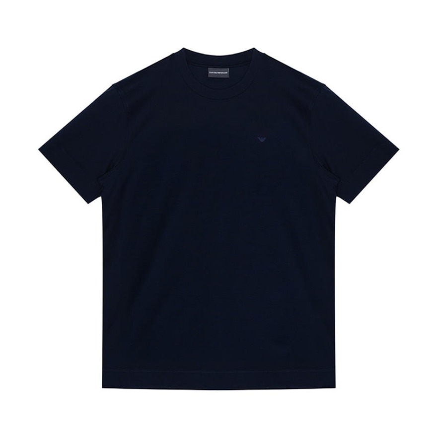 Armani 纯色刺绣小标短袖T恤 6H1TS21JJRZ