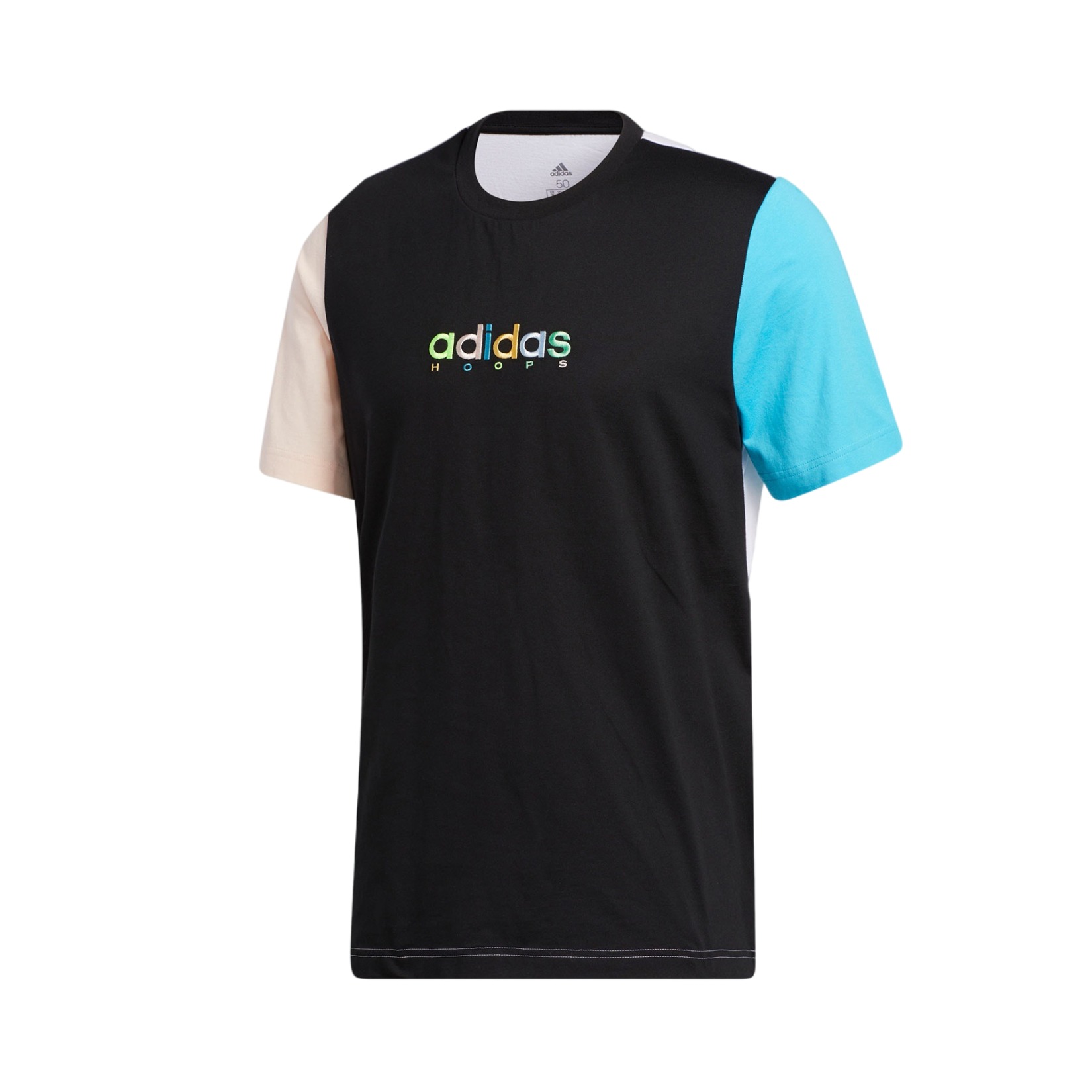  adidas Color Block Tee男装篮球运动短袖T恤 GP4021