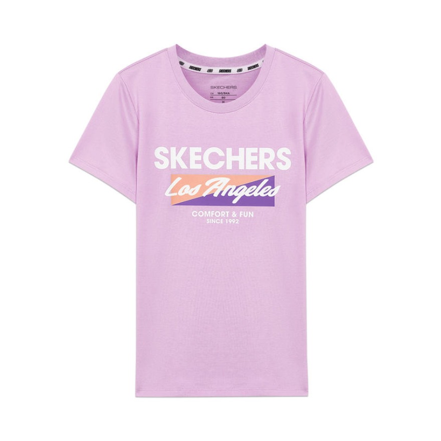 Skechers 女装 运动短袖T恤 L221W319