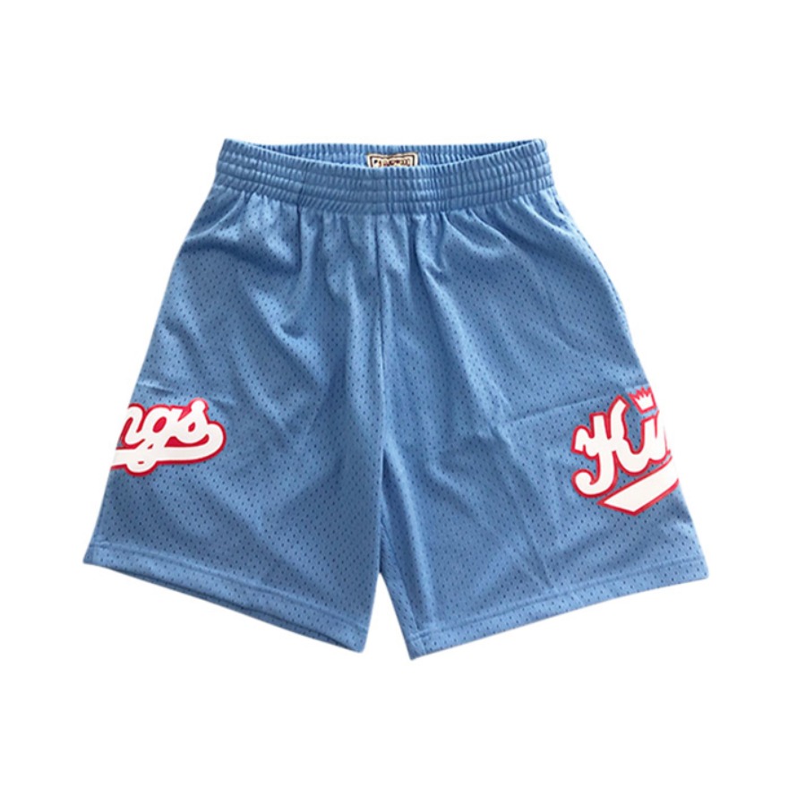 Mitchell Ness 国王队1985年SW复古球裤运动网眼短裤 SMSHSB19043-SKILTBL85