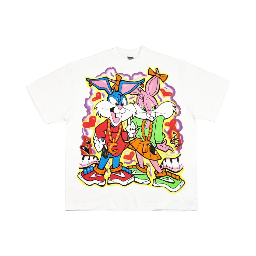 ComicTree 兔子印花短袖T恤 男女同款