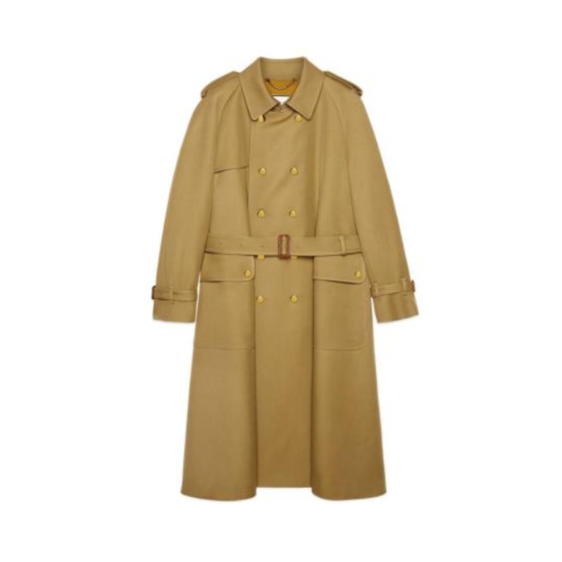 Gucci/古驰 标签羊毛风衣 624417 ZAEA3