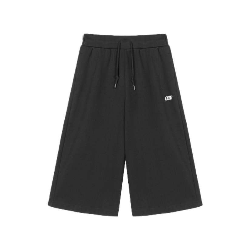 Skechers 女装 宽松针织薄款阔腿运动长裤 L120W020