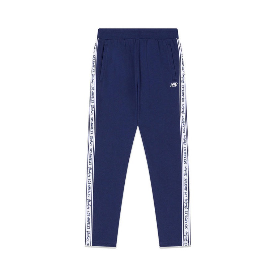 Skechers 女装 串标针织直筒长裤 L120W012