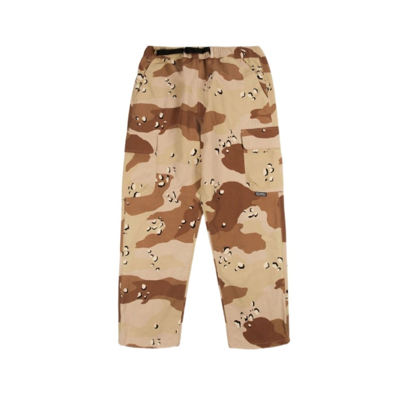 Stussy CAMO TAPED SEAM CARGO PANTS 男裝迷彩多口袋抽繩工裝褲