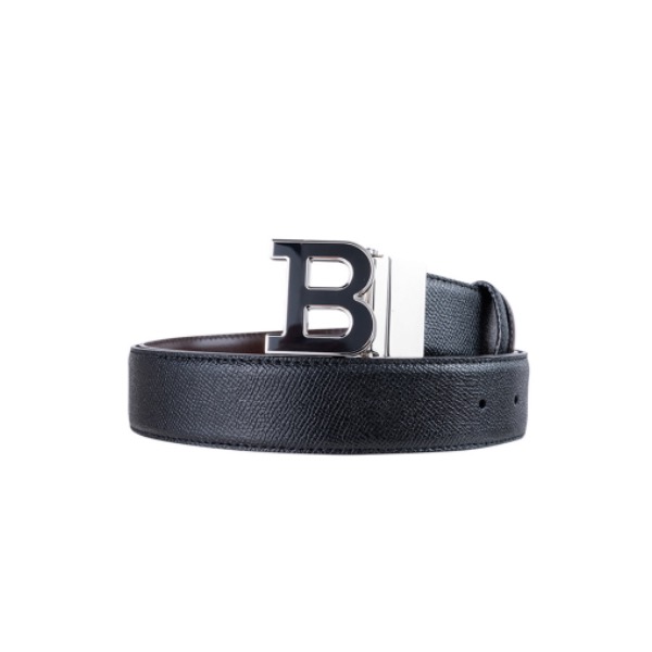 【送礼推荐】BALLY/巴利 商务金属字母腰带男士 BABBUCKLENAMEL35MBAS