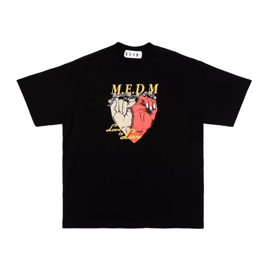 MEDM 勾指起誓印花短袖T恤 男女同款 MEDM00098