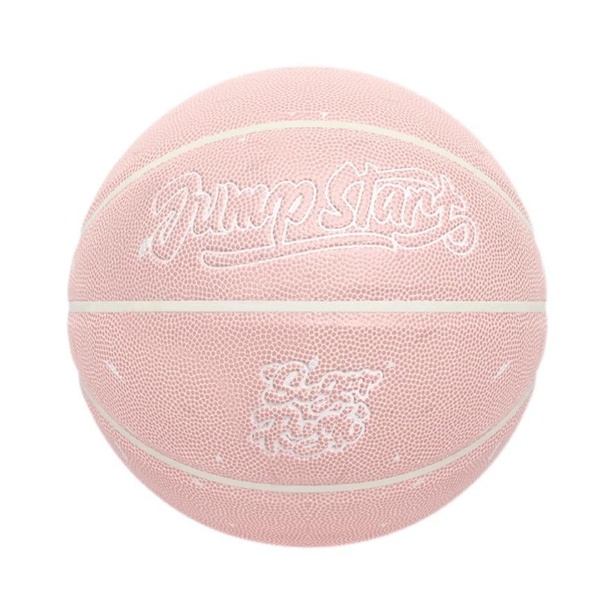 推荐商品：JRs JumpStart 粉色糖果小熊 室内外 耐磨 触感舒适 PU篮球 500117