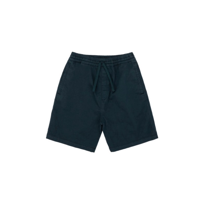 Carhartt wip 经典水洗宽版Logo标签休闲短裤 026518