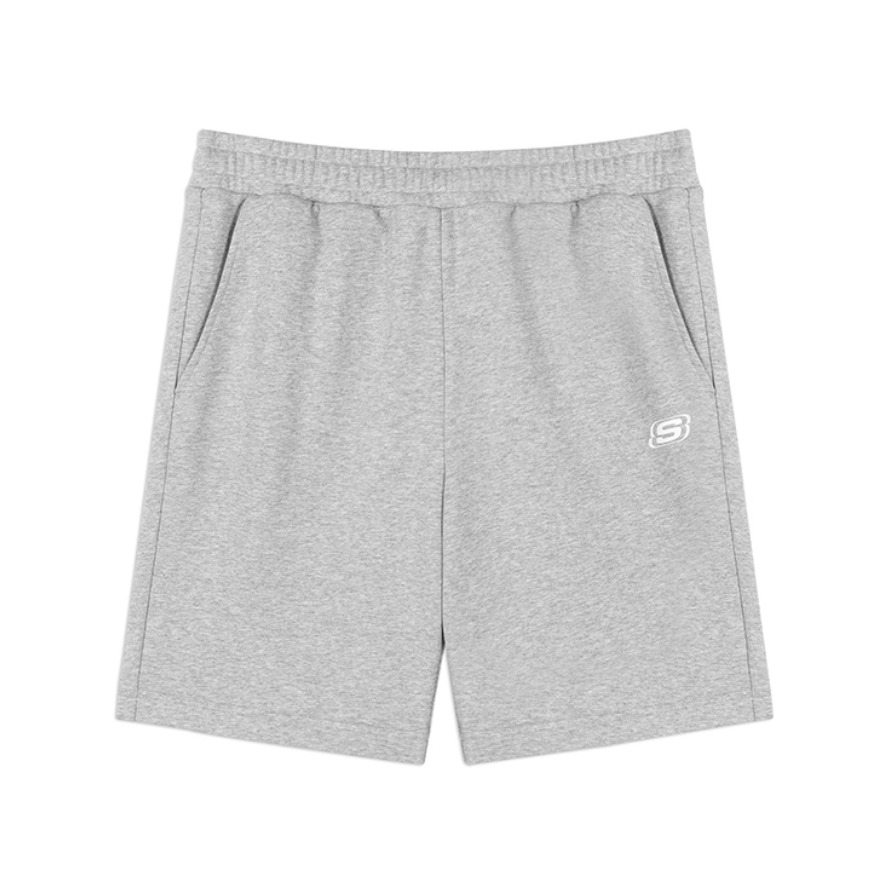 Skechers 针织系带宽松休闲短裤  L220M197