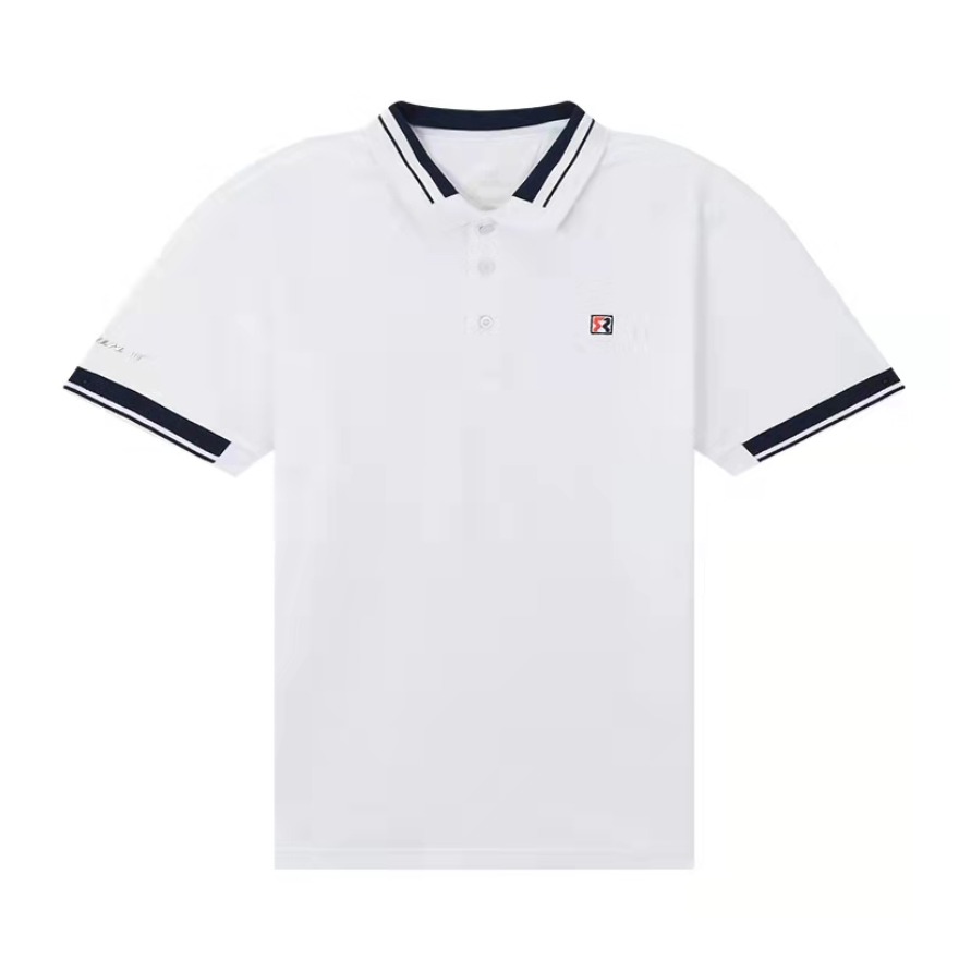 361° 休闲翻领透气短袖T恤 552129152