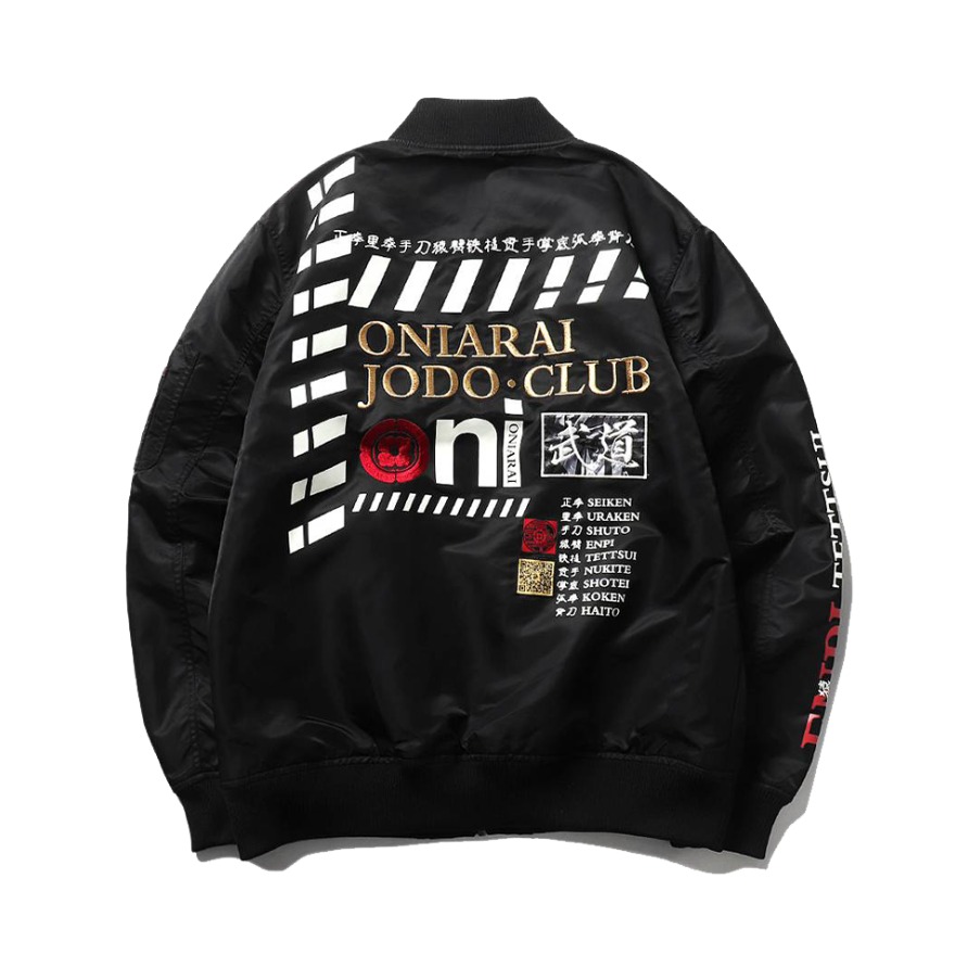 ONIARAI 斗神刺绣空军夹克 B340006