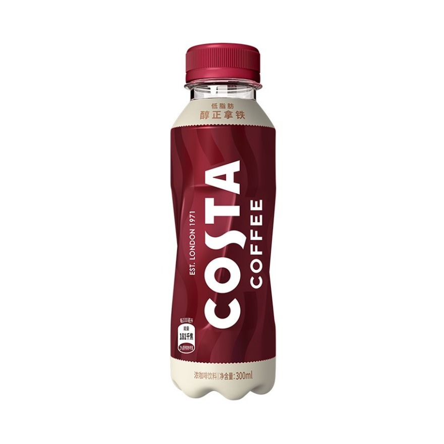 推荐商品：COSTA 醇正拿铁 即饮咖啡 300ml 瓶装 美式纯萃浓醇风味低糖防困 醇正拿铁