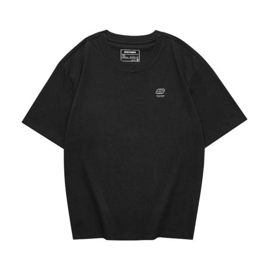 Skechers 女装 宽松休闲纯棉短袖T恤 L221W303