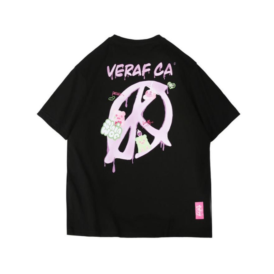 VERAF CA x ShinWoo 爱与死亡系列果冻反战短袖T恤 男女同款 VF21-GDFZLMT