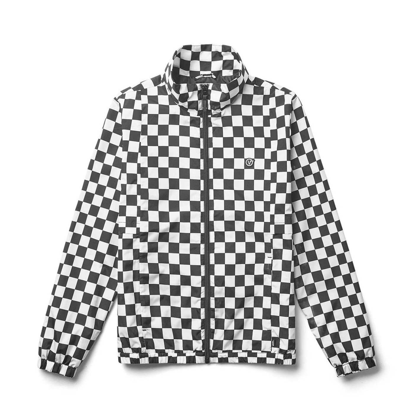 Vans 休闲棋盘格印花夹克 男女同款 VN0A47XU705