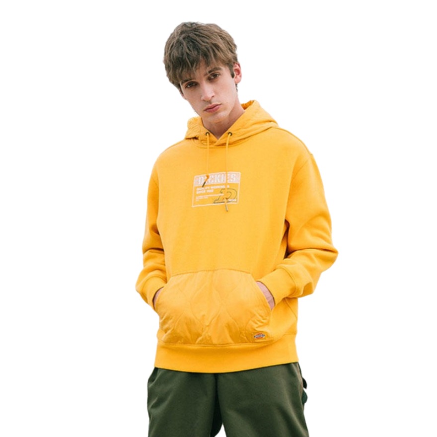 Dickies Logo印花宽松抓绒上衣连帽卫衣 男女同款 DK008042