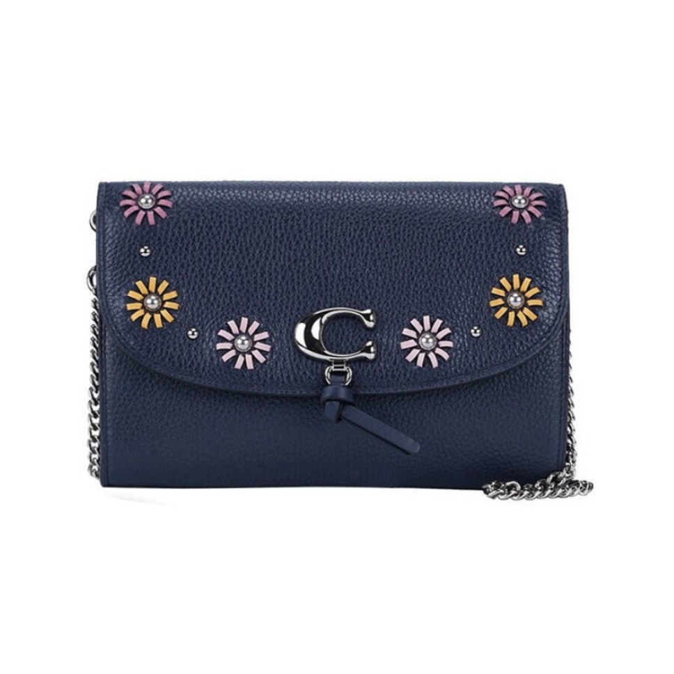 Coach C字金属标单肩斜挎包 2626SVMQ